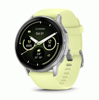 Venu 4 - 45 mm Silver with Citron Silicone band - 010-03014-02 - Garmin